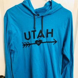 Blue hoodie! Long sleeve!